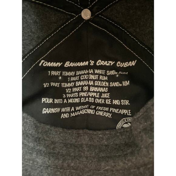 TOMMY BAHAMA Relax Gray Wool Adjustable Cap - Picture 8 of 9